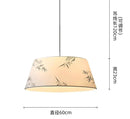 Axyaa Fabric Hanging Chandelier for Bedroom Dining Living Room