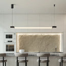 Axyaa LED Pendant Light | Modern Staggered Pendant | Dining Room Study Office Lighting