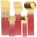 Axyaa 30 Piece Stainless Steel Flatware Cutlery Set