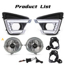 Axyaa LED Daytime Running Light Turn Signal Fog Lamp for Mazda CX5 CX-5 2015 2016
