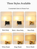 Axyaa Modern Adjustable Wall Sconce with LED Spotlight Rotation