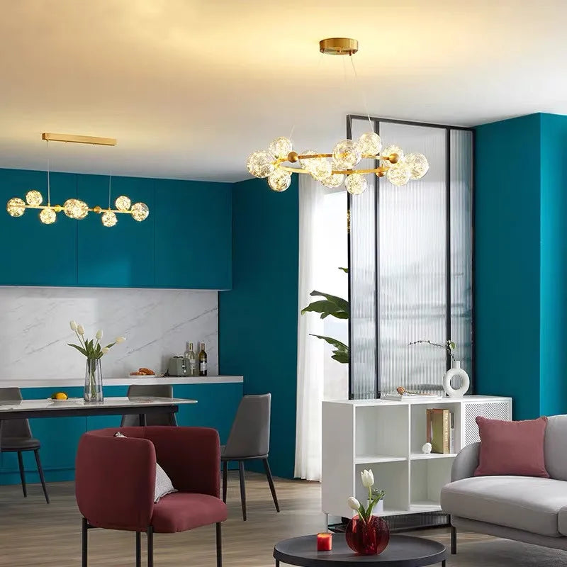Axyaa Star Bright LED Chandeliers for Romantic Indoor Lighting