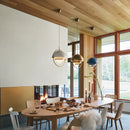 Axyaa Deformed Ball Pendant Lights Chandelier for Bedroom Kitchen Living Room