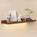 Axyaa LED Wooden Wall Light Fixture Bookshelf Divider Shelf Sconces