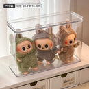 Labubu Doll Display Box: Axyaa Plush Storage Stand Cabinet for Collectible Toys