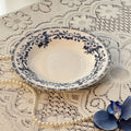 Axyaa Ceramic Medieval Plates: Vintage French Tableware for Desserts, Breakfast, and Pasta