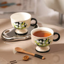 Axyaa Lily of The Valley Ceramic Coffee Cup - High Value Niche Cup