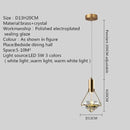 Axyaa Luxury Crystal Chandelier Pendant Light for Home Decor, Bedroom, Restaurant, Bar