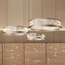 Axyaa Modern Luxury Black Gray Chandelier 60 80cm LED Pendant Light