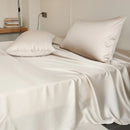 Luxury Axyaa Mulberry Silk Bed Sheet Set - Twin to King Size