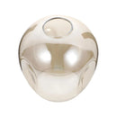 Axyaa Cognac Glass Lampshade - Elegant Pendant Light Cover
