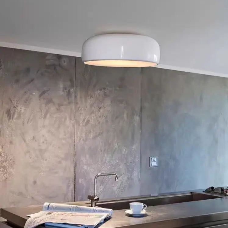 Axyaa Modern Aluminum Pendant Lamp in Black for Home and Office Lighting