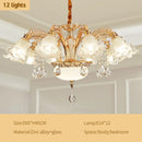 Axyaa Nordic Crystal Chandelier Modern Luxury Ceiling Light for Living Room Lobby