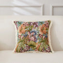 Axyaa Retro Cotton & Linen Throw Pillowcase 45x45 - Yarn-Dyed Jacquard Cover