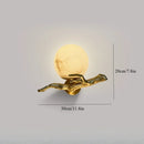 Axyaa Marble Wall Lamp: Medieval Luxury Lighting for Bedroom, Living Room & Corridor