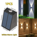 Axyaa Solar Wall Lamp: Waterproof Outdoor LED Light for Street, Balcony, Garden, and Villa