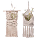 Axyaa Handwoven Nordic Boho Wall Organizer - Stylish Storage Net & Decor