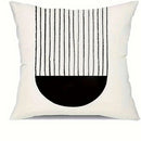 Axyaa Minimalist Round Printed Pillowcase Cover