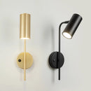 Axya Rotatable Wall Lamp: Modern LED Bedroom Light with Long Pole Switch