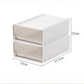 Axyaa Clear Drawer Office Storage Box Set for Organizing A4 Files & Office Supplies