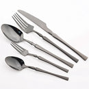 Axyaa Gold Stainless Steel Cutlery Set for Dining and Desserts