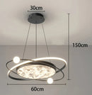Axyaa Modern Pendant Chandelier LED Lights for Staircase and Living Room