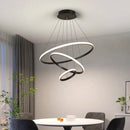 Nordic LED Dining Room Chandelier by Axyaa - Modern Ceiling Pendant for Living Room