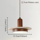 Axyaa Natural Stone LED Pendant Light for Dining Living Room & Cafe
