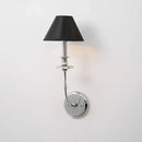 Axyaa Black Cloth Wall Lamp for Living Room Bedroom Study Staircase