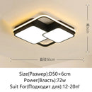 Axyaa LED Ceiling Light: Modern Minimalist Bedroom Chandelier for Living Room, Children's Room