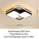 Axyaa LED Ceiling Light: Modern Minimalist Bedroom Chandelier for Living Room, Children's Room
