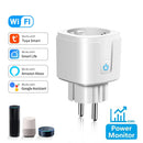 Axyaa Smart WiFi Plug with Power Monitoring, Remote Control, Alexa & Google Home Integration