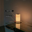 Nordic Style Axyaa Art Glass Floor Lamp with LED Strip for Living Room