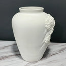 Axyaa Abstract Relief Ceramic Vase Sculpture Handmade Home Decor