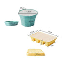 Axyaa Silicone Ice Cube Mold with Lid
