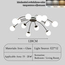 Axyaa Nordic Magic Bean Ceiling Light - Modern Luxury Chandelier for Living Room