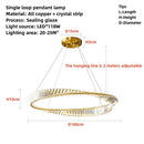 Axyaa Crystal Ceiling Chandelier: Modern Luxury Style for Home Decor and Dining Room Lighting
