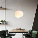 Axyaa Glass Egg Pendant Light Chandelier - Modern Ceiling Suspension Lamp