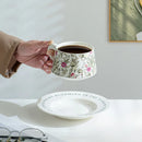 Axyaa French Medieval Ceramic Coffee Cup & Saucer Set