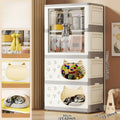 Axyaa Cat House Cabinet: 1-3 Tier, 60cm Wide, Black/Gray for Bedroom/Living Room