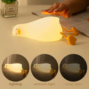 Axya Silicone Duck Night Light for Kids - Rechargeable Cute Bedroom Decor