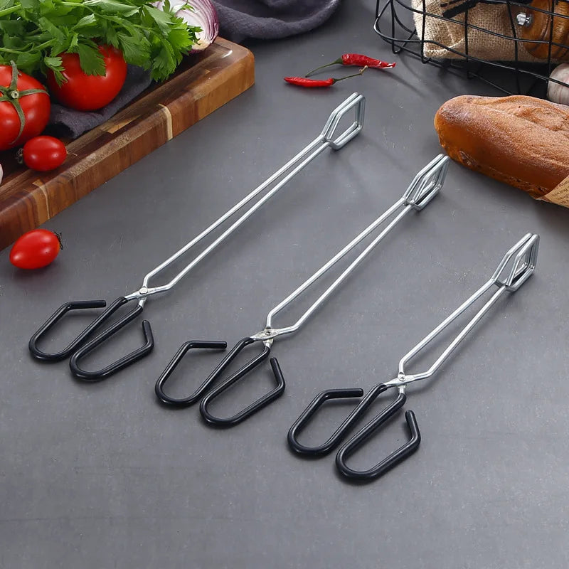 Axyaa BBQ Tongs: Cooking Grill, Fruit Salad Clamp, Barbecue Frying Tool