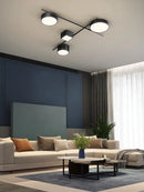 Axyaa Modern Minimalist Geometry LED Ceiling Lamp for Living Room, Dining Room, Study, Bedroom