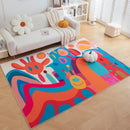 Axyaa Plush Dopamine Carpets: Thick Living Room Bedroom Rug, Soft Floor Mat