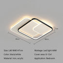 Axyaa Square LED Ceiling Lamps Modern Minimalism for Dining Room Study Lighting