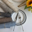 Axyaa Oval Placemats Set - Creative Nordic Kitchen Dining Decor, Christmas Gift Tableware Mats