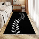 Axyaa Green Leaf Carpet: Soft, Non-Slip, High-End Bedroom Rug