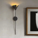 Axyaa Black Wall Lamp: Modern Villa Staircase & Bedside Lighting
