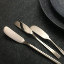 Axya Stainless Steel Butter & Jam Knife Set for Western Kitchen Spreading