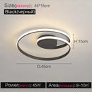 Axyaa Modern Nordic LED Ceiling Lamps Bedroom Study Lighting